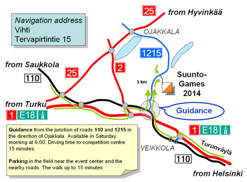 road guidance map