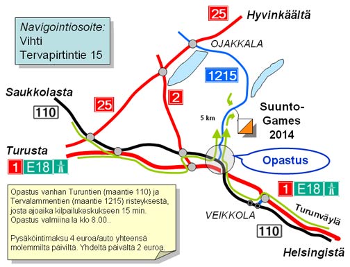 Suunto-Games 2014 Opastus