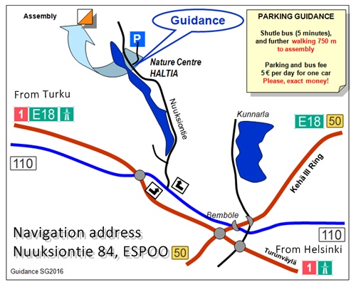 road guidance map